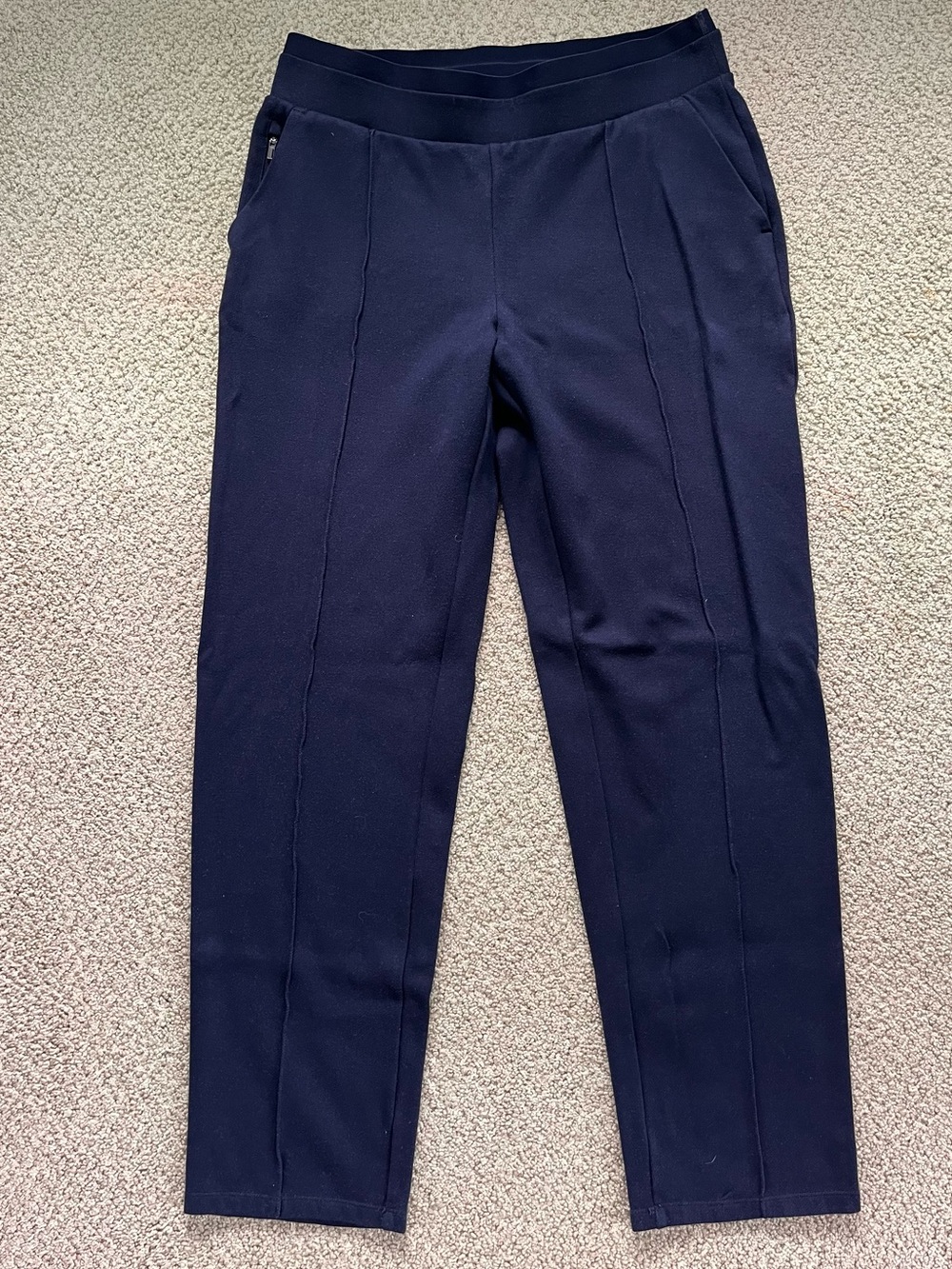 Athleta navy pants, M